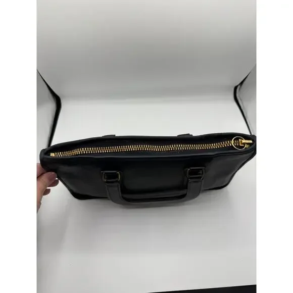 RARE NYC Vintage Coach Navy Slim Satchel Bonnie Cashin Era + Brass Tag - Picture 6 of 14